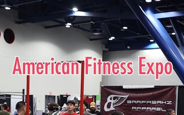 RS HOU attends the American Fitness Expo