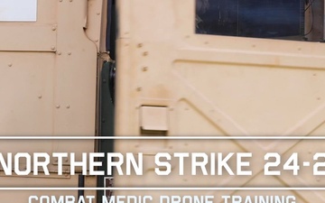 Combat medic drone training, Northern Strike 24-2