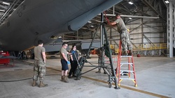 KC-135R Landing Gear Swing