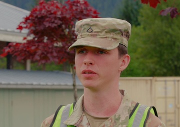 Alaska Guardsman Pfc. Robert Brian highlights response to Juneau glacial flooding