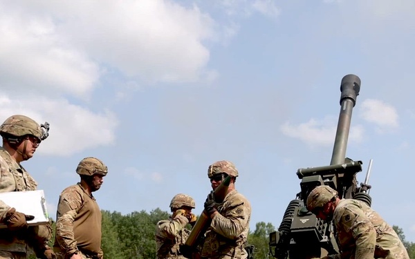 Thunderbird artillery takes aim at Northern Strike 2024