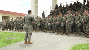 5th Anglico Conducts Gas Chamber Training
