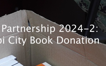 Pacific Partnership 2024-2 and Philippine Service Members Assist and Donate Books for Legazpi Schools