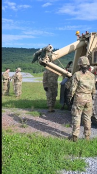 128th BSB trains in the mire pit
