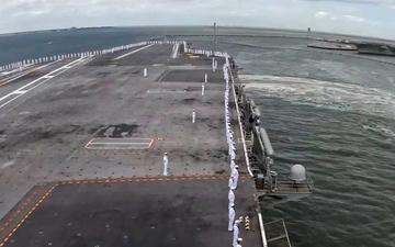 USS Gerald R. Ford (CVN 78) End of Deployment Video