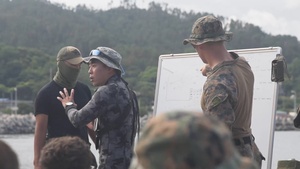 B-Roll: 15th MEU, ROK Recon participate in Small Boat Tactics, Tactical Beach Insertions