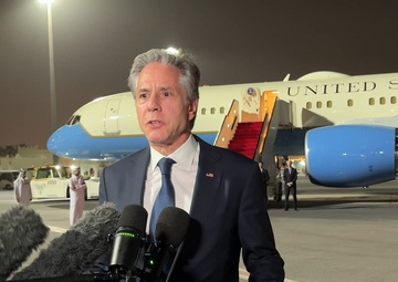 Secretary Blinken delivers remarks to the press