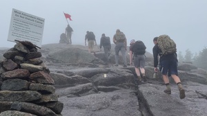 Soldiers with 2nd Battalion, 15th Field Artillery Regiment, 10th Mountain Division ascended the Porter and Cascade Mountain during Commando Summit Aug. 21, 2024, in the Adirondack Mountain Range.