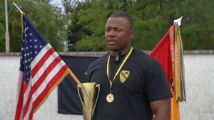 Sgt. 1st Class Snell Speaks on the 1st Cavalry Division Sustainment Brigade’s 67th Birthday Commemoration