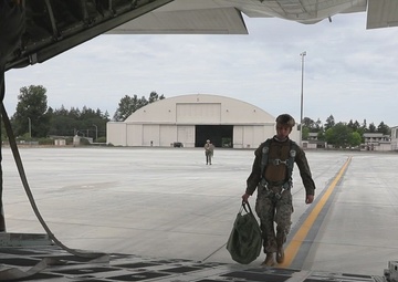 VMGR-152 Marines conduct personnel air drop training with 6th ANGLICO and low-altitude training during Exercise Evergreen 2024