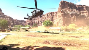 The Arizona National Guard Aids in Tourist Evacuation
