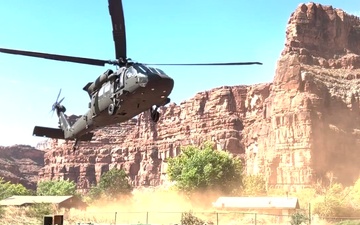 The Arizona National Guard Aids in Tourist Evacuation