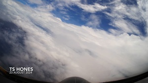 Hurricane Hunters fly Tropical Storm Hone