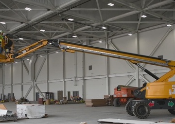 Hunter Army Airfield Hangar Construction B-Roll