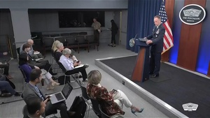 Pentagon Press Secretary Holds Briefing