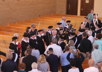 Coverage of Mass of Christian Burial Parish Service for Sgt. Jack Hohlfeld in La Crosse, Wis. — home after 82 years, Part 1