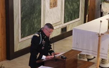 Coverage of Mass of Christian Burial Parish Service for Sgt. Jack Hohlfeld in La Crosse, Wis. — home after 82 years, Part 2