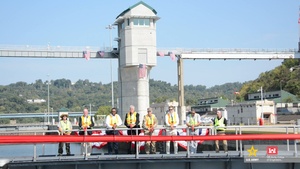 Pittsburgh District celebrates completion of newest lock chamber on Monongahela River