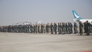 B-Roll: Multinational service members rehearse Super Garuda Shield 24 opening ceremony