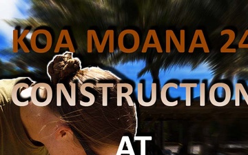 Koa Moana 24: U.S. Marines Construct a Pergola