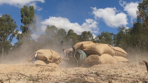Team of joint multinational service members conducts explosive ordnance disposal during Operation Render Safe 24