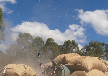 Team of joint multinational service members conducts explosive ordnance disposal during Operation Render Safe 24