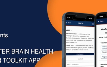 New Warfighter Brain Health Provider Toolkit App