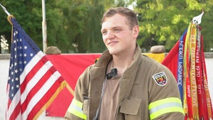 Spc. Boumann speaks on 9/11 memorial event held alongside Polish allies