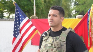 2nd Lt. Lara speaks on 9/11 memorial event held alongside Polish allies