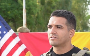 2nd Lt. Lara speaks on 9/11 memorial event held alongside Polish allies