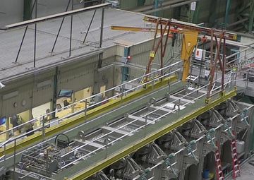 Large Cavitation Channel Timelapse of Placement of the HiFoil Model