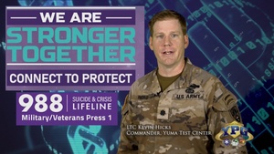 A word from YTC Commander Lt. Col. Kevin Hicks on Suicide Prevention Month