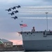 Blue Angels Fly Past the Future USS Richard M. McCool, Jr. (LPD 29)