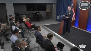 Pentagon Press Secretary Holds Briefing