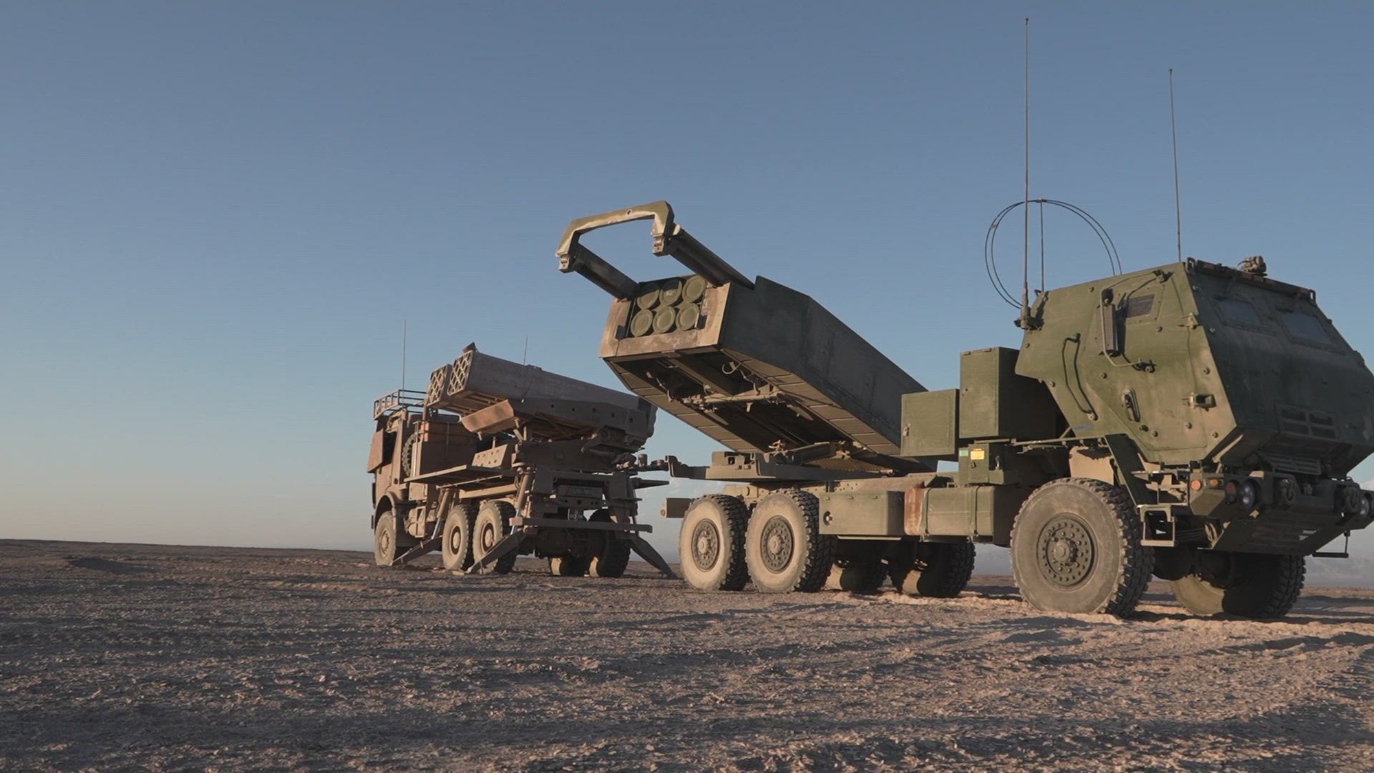 Video highlighting use of U.S. Army artillery system in Chile.