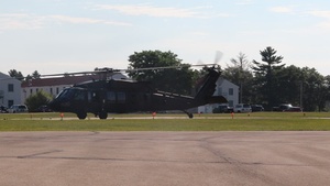 August 2024 UH-60 Black Hawk helicopter training operations at Fort McCoy, Part 1