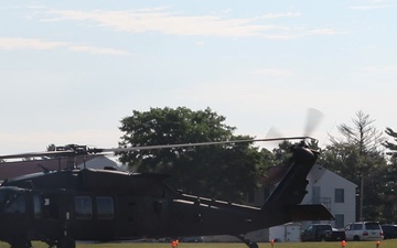 August 2024 UH-60 Black Hawk helicopter training operations at Fort McCoy, Part 1