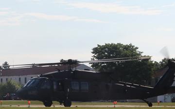 August 2024 UH-60 Black Hawk helicopter training operations at Fort McCoy, Part 2