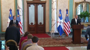 Secretary of State Antony J. Blinken joint press availability with Dominican President Luis Abinader