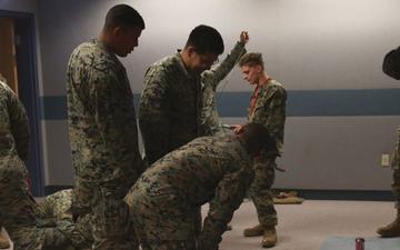 MWSS-271 combat engineers create a terrain model during Exercise Northern Viking 24