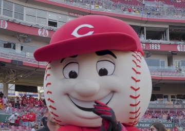 Wright-Patterson AFB Airmen recognized at Cincinnati Reds Military Appreciation Night