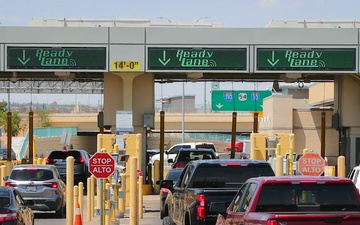 B-Roll of Bridge of the Americas Port of Entry