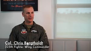 Meet the 325th FW Commander, Col. Bergtholdt