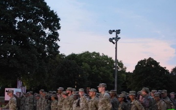 Rock Island Arsenal 9/11 Remembrance Walk B-roll