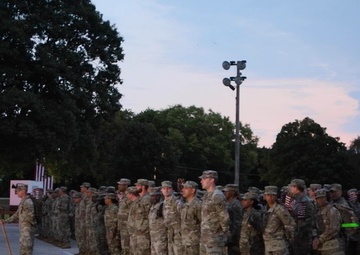 Rock Island Arsenal 9/11 Remembrance Walk B-roll