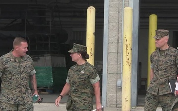 Lt. Gen. Shea Tours 2d AA Bn