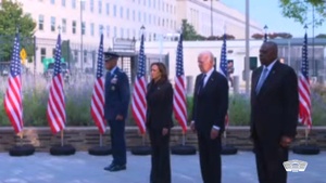 Biden Lays Wreath at 9/11 Memorial