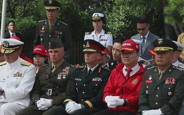 B-Roll: MARFORK Marines March in 74th Incheon Landing Victory Ceremony