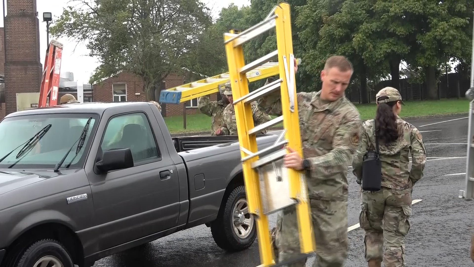 108th Force Support Squadron, Services, and Mission Support Group airmen conducted readiness training in England at RAF Fairford from Aug. 10-22, 2024. The training included classes in fitness, mortuary affairs, search and recovery, lodging, and food services.