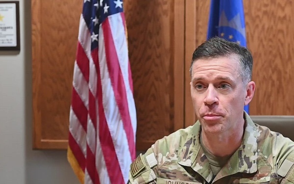 U.S. Air Force Brig. Gen. Mitchell Johnson, incoming North Dakota National Guard adjutant general